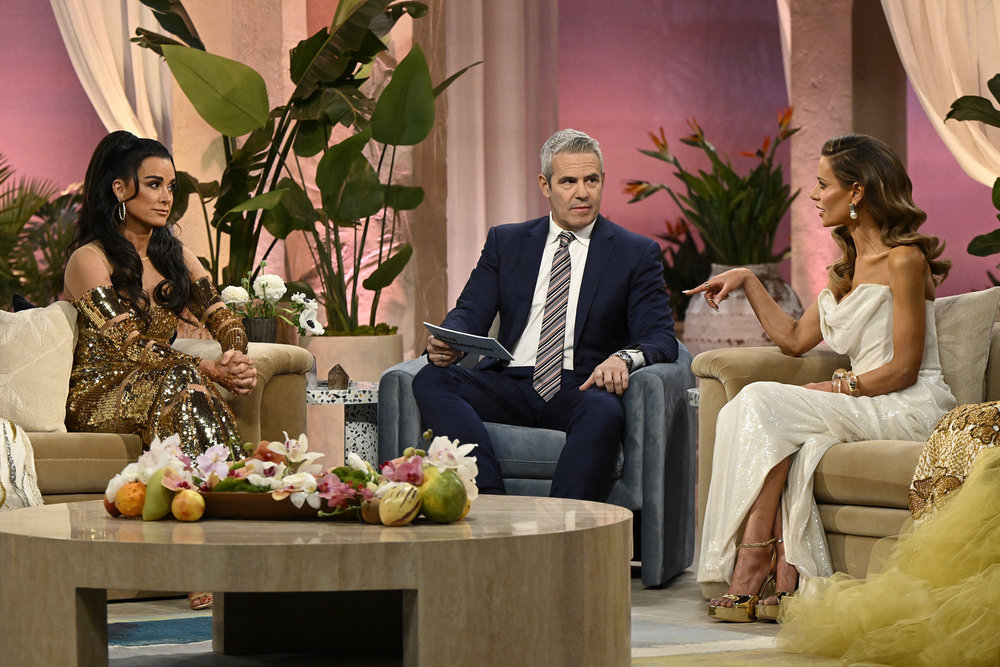 Andy Cohen at the RHOBH reunion 